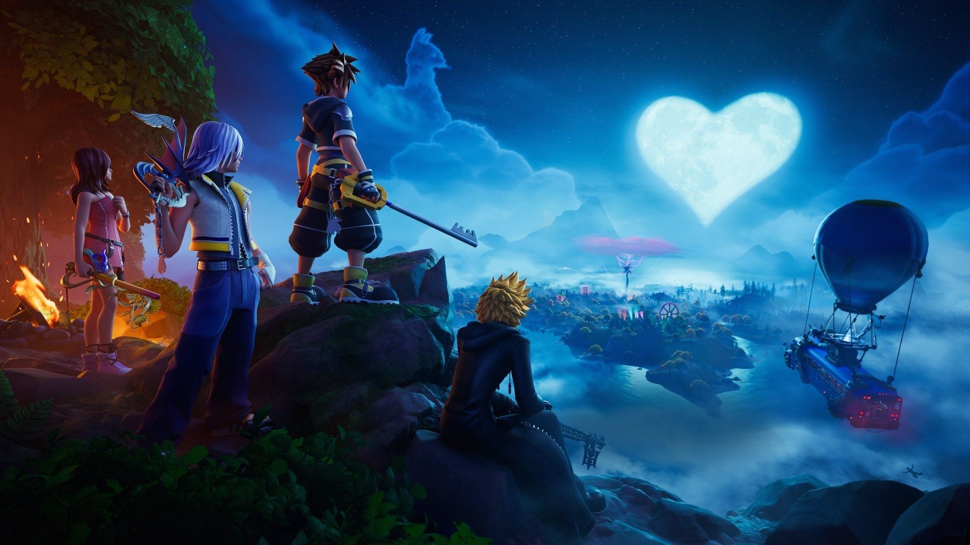 Kingdom Hearts a Cyberpunk: Edgerunners dorazili do Fortnite
