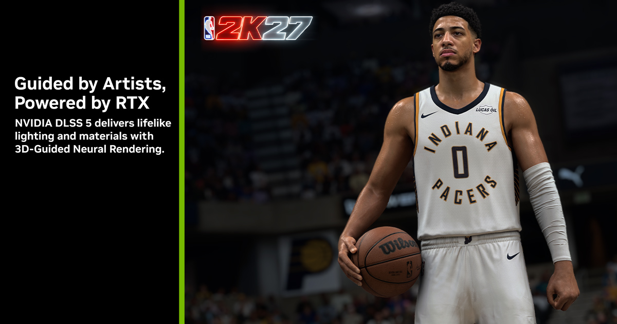 DLSS 5 príde 3. septembra, prvou hrou bude NBA 2K27